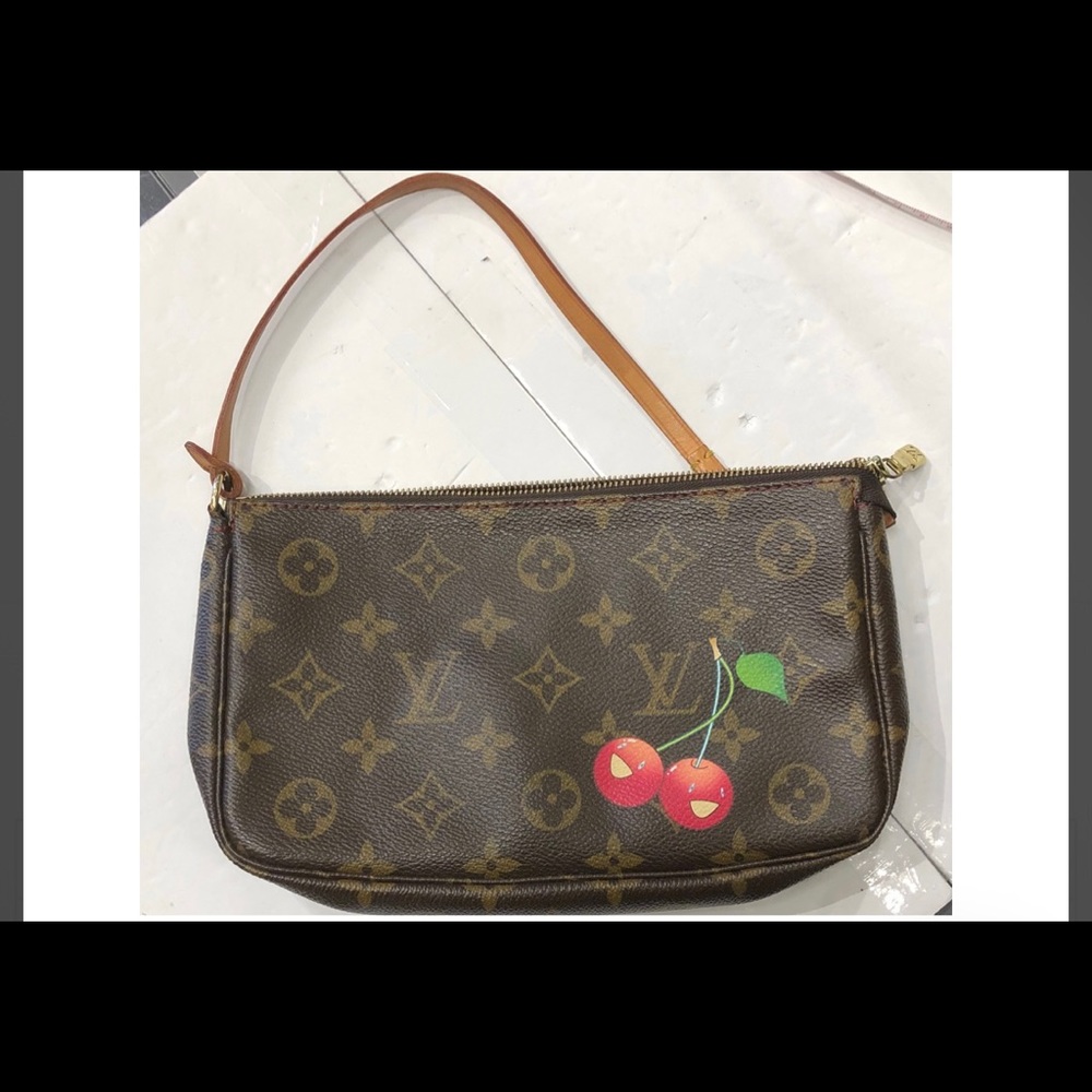 Louis Vuitton cherries pochette, good condition